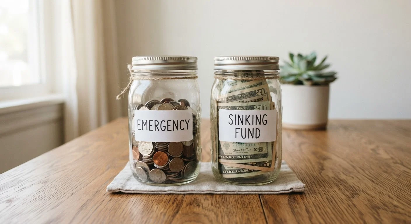Emergency Fund vs. Sinking Fund: Two Savings Tools with Very Different Jobs