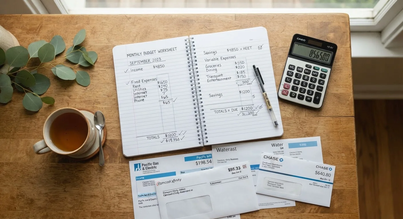 Household Budget Setup Checklist