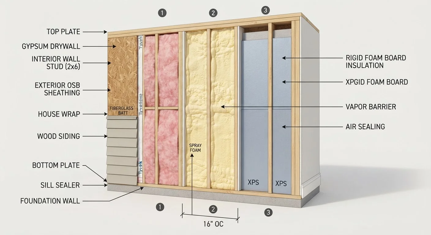 Insulation Types Compared: Fiberglass, Spray Foam, Rigid Board, and Beyond