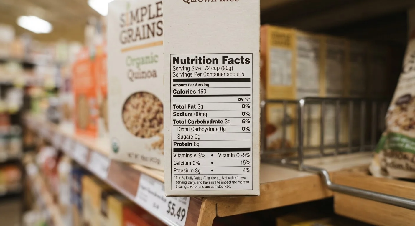 Reading a Nutrition Facts Label Without Getting Confused