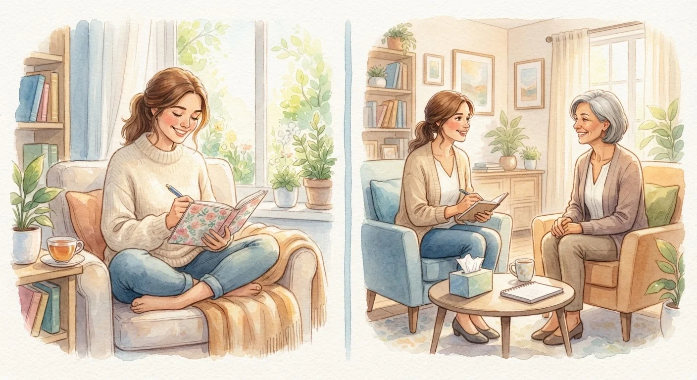 Self-Care vs. Professional Support: Knowing When One Isn't Enough