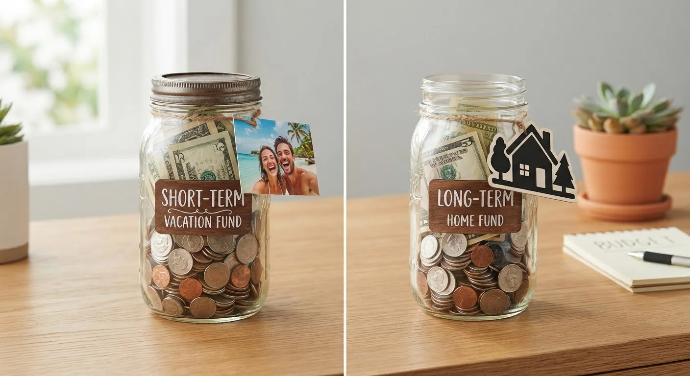 Short-Term vs. Long-Term Savings Goals: Structuring Your Money Around Time