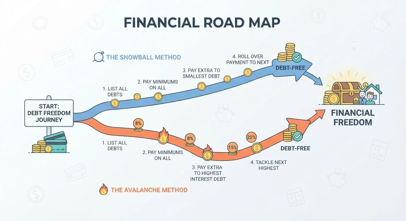 The Debt Avalanche and Debt Snowball: Choosing a Payoff Strategy That Fits